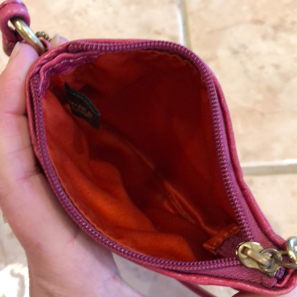 Hot Pink Coach wristlet - Picture 3 of 3
